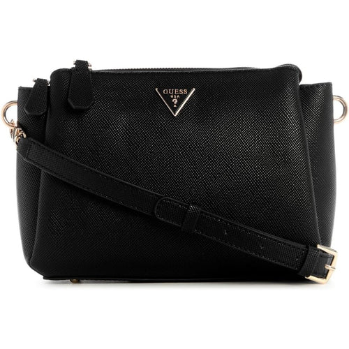 Bolso Cruzado GUESS Noelle II Triple Compartimento - Negro