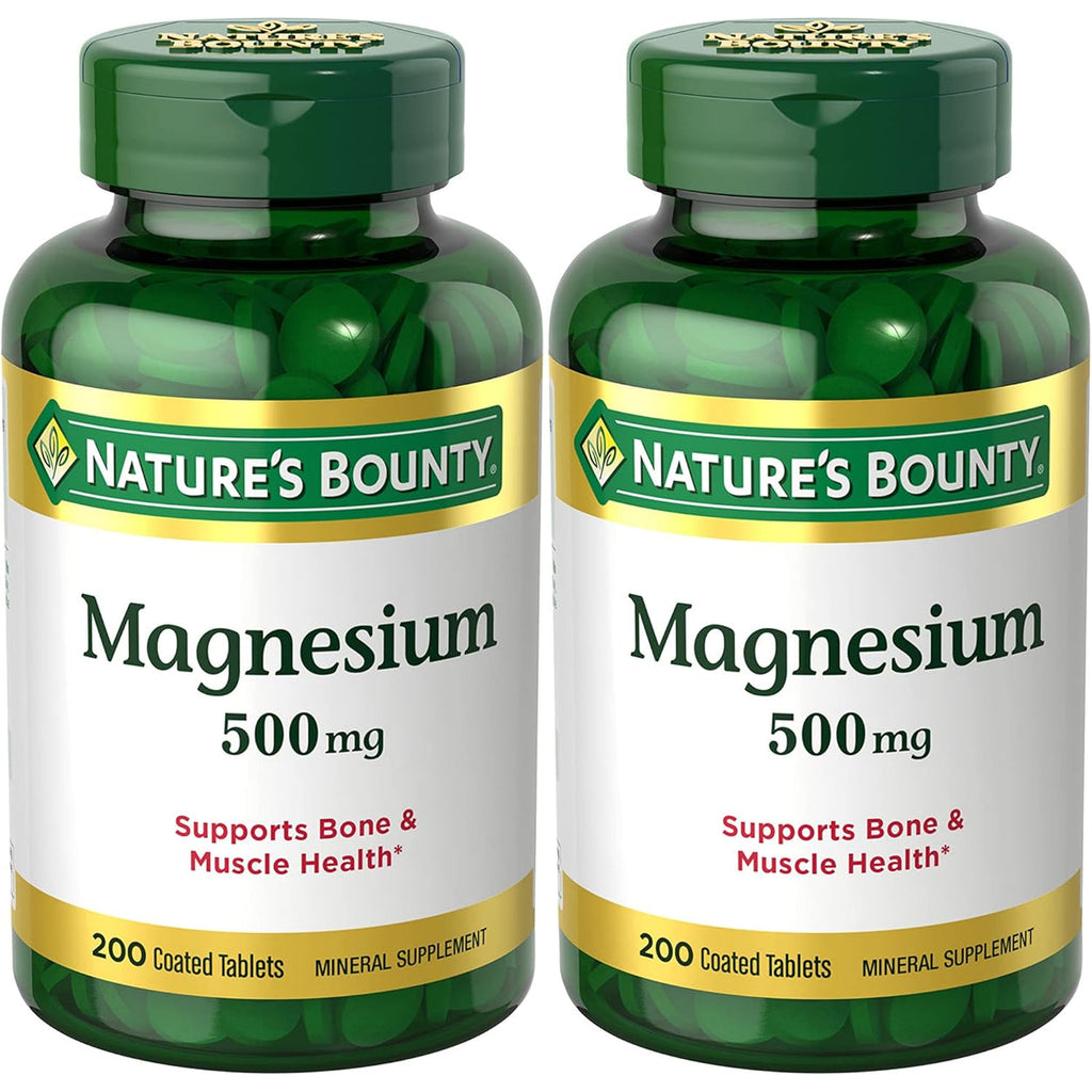 Nature’s Bounty Magnesio 500 mg – 200 Tabletas