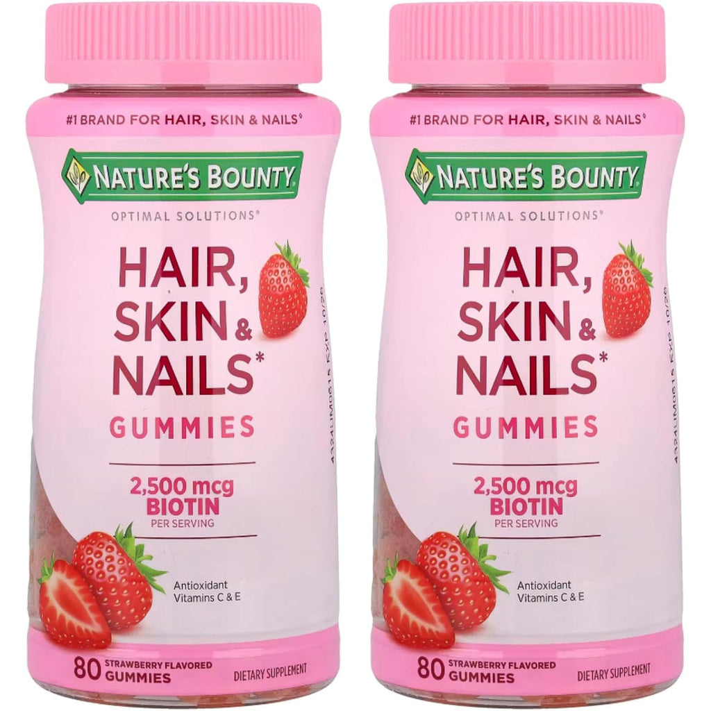 Nature’s Bounty Optimal Solutions Hair, Skin & Nails Gomitas – 80 Gomitas