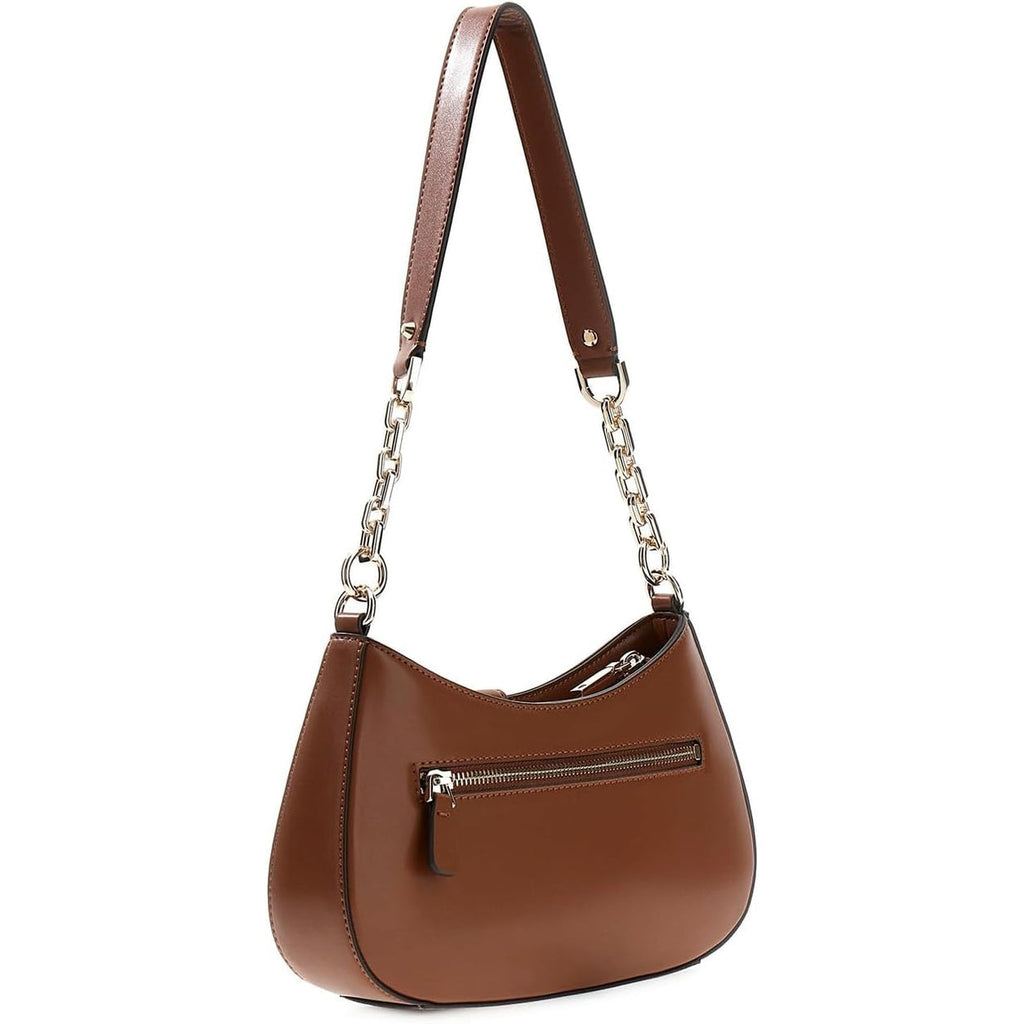 Bolso GUESS Carrie de Hombro con Cremallera - Coñac