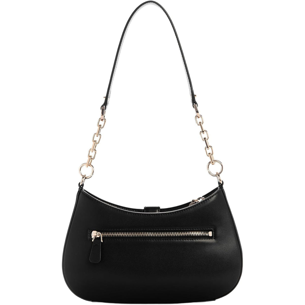 Bolso GUESS Carrie de Hombro con Cremallera - Negro