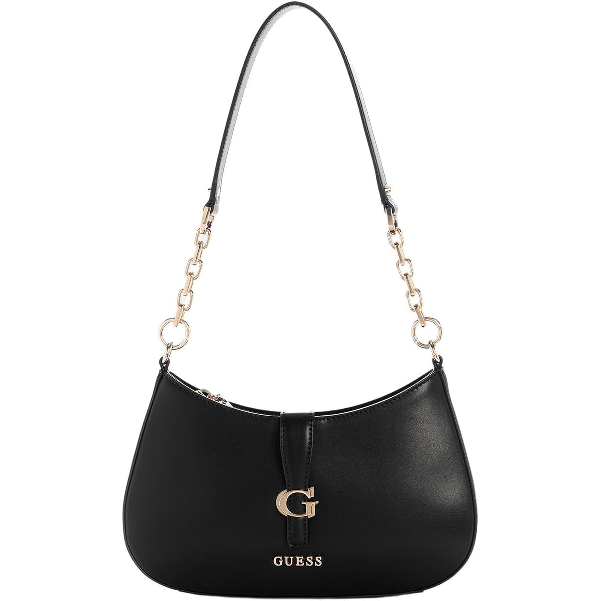 Bolso GUESS Carrie de Hombro con Cremallera - Negro