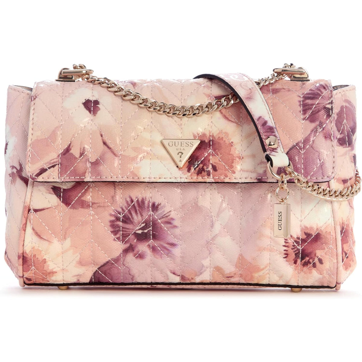 Bolso Cruzado GUESS Stacey Convertible - Floral Multicolor