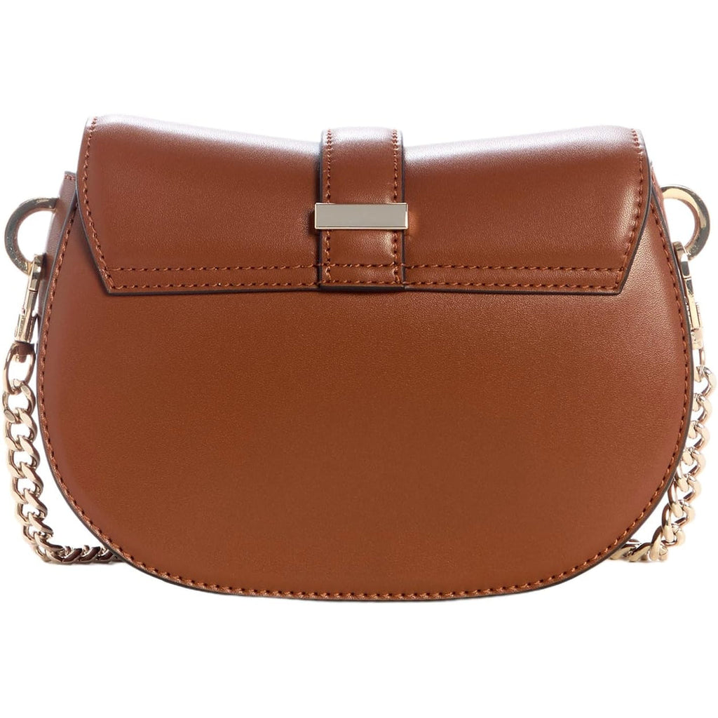 Bolso Cruzado GUESS Carrie Mini con Solapa - Coñac