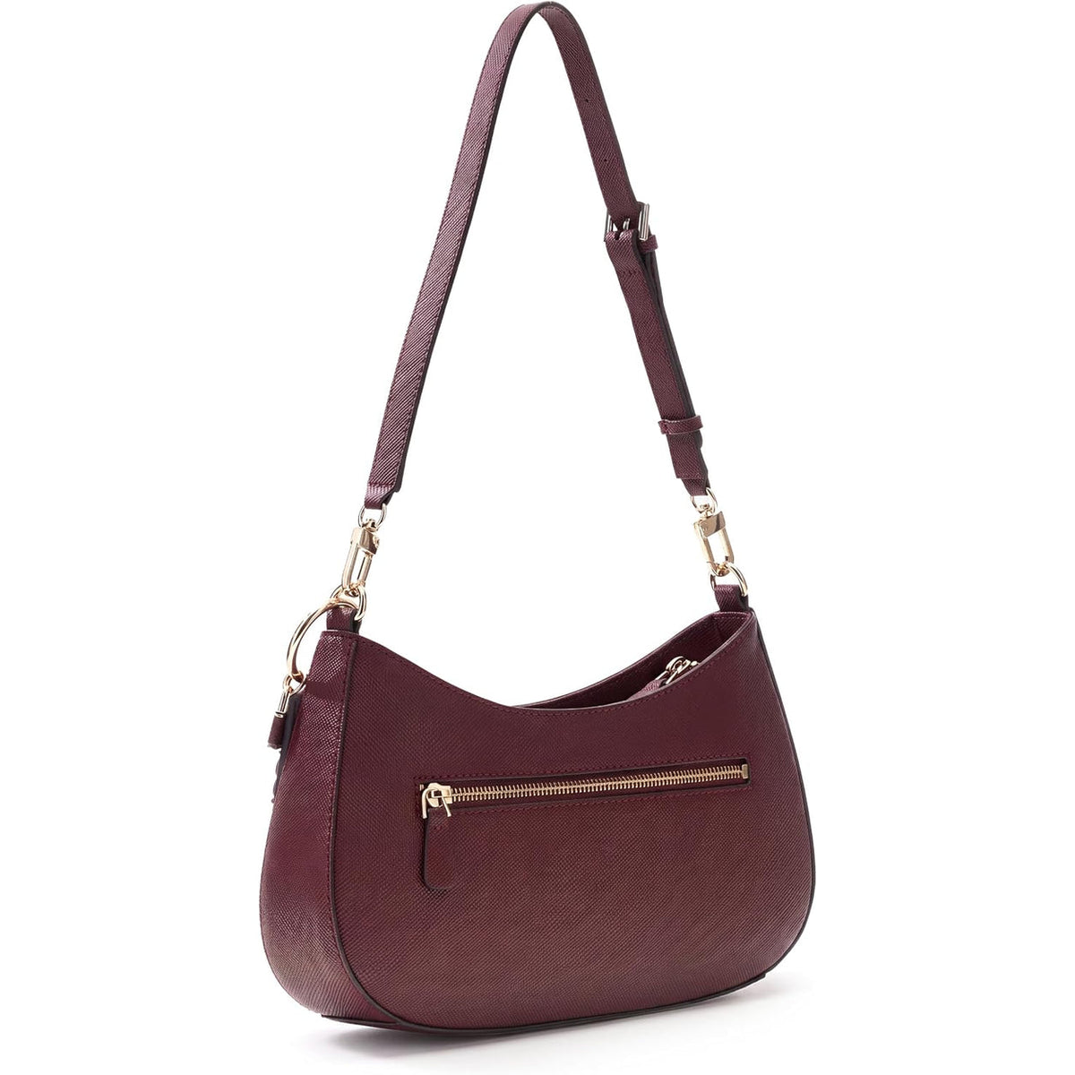 Bolso GUESS Noelle II de Hombro con Cremallera - Vinotinto