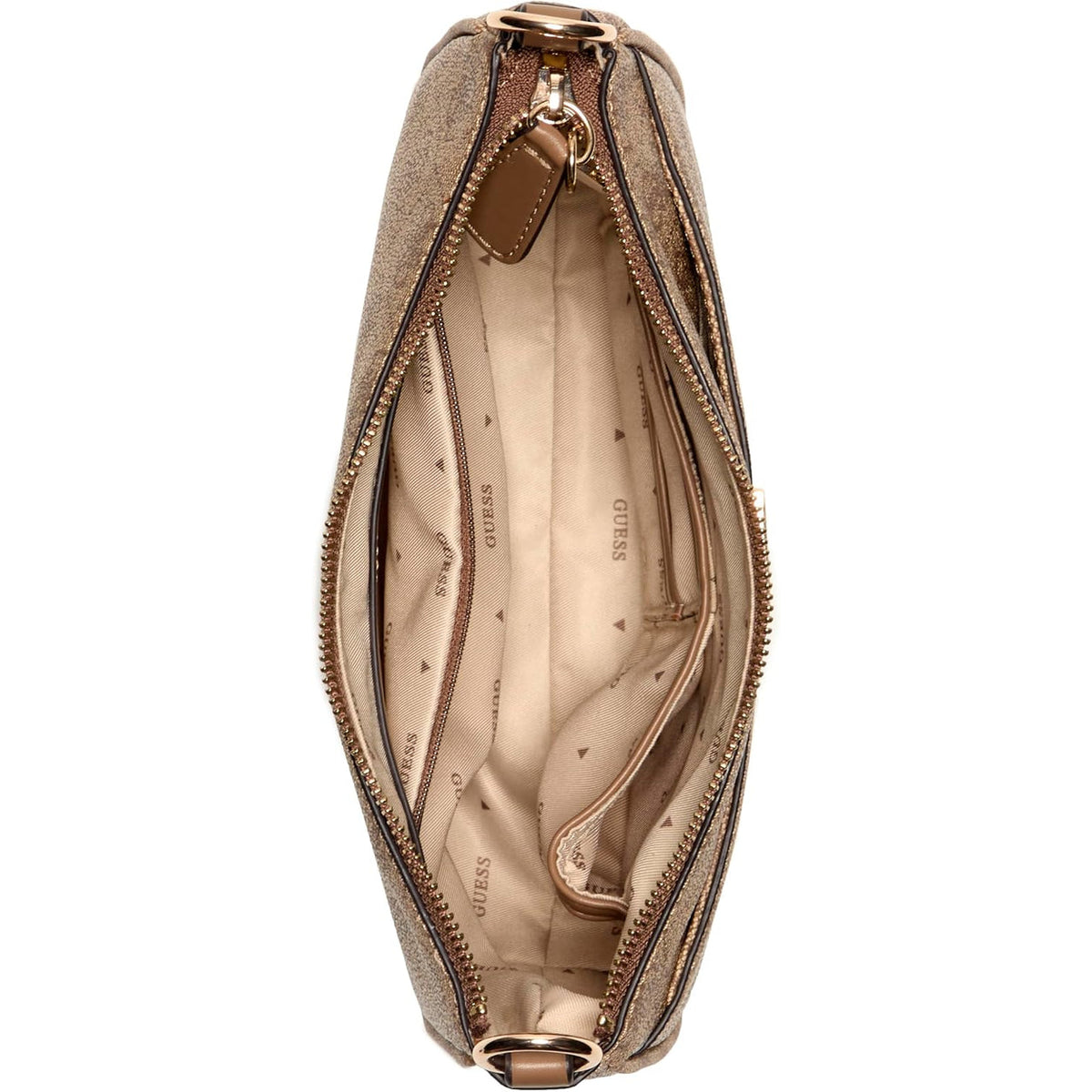 Bolso GUESS Sarai Logo de Hombro - Logo Latte