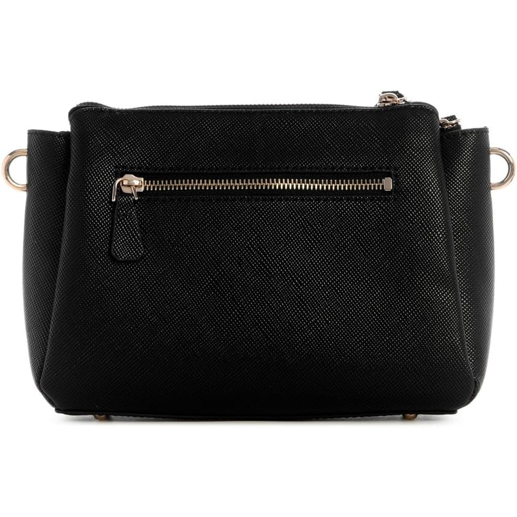 Bolso Cruzado GUESS Noelle II Triple Compartimento - Negro