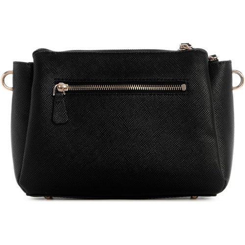 Bolso Cruzado GUESS Noelle II Triple Compartimento - Negro