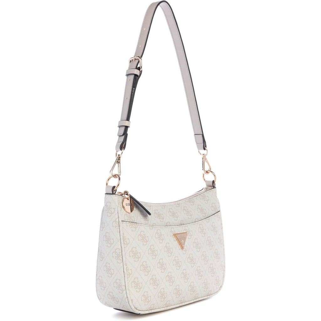 Bolso GUESS Sarai Logo de Hombro - Logo Hueso