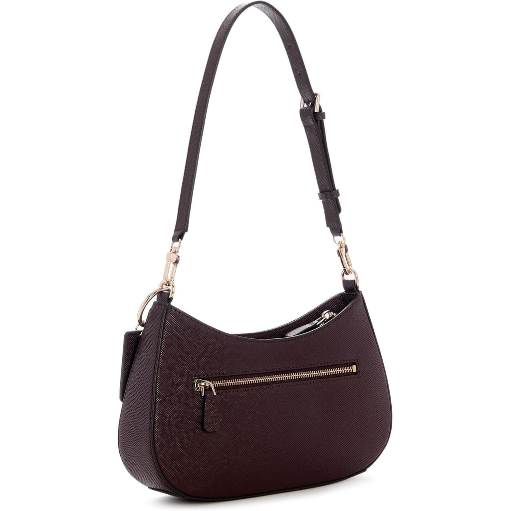 Bolso GUESS Noelle II de Hombro con Cremallera - Café