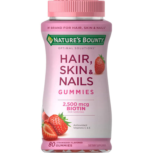 Nature’s Bounty Optimal Solutions Hair, Skin & Nails Gomitas – 80 Gomitas