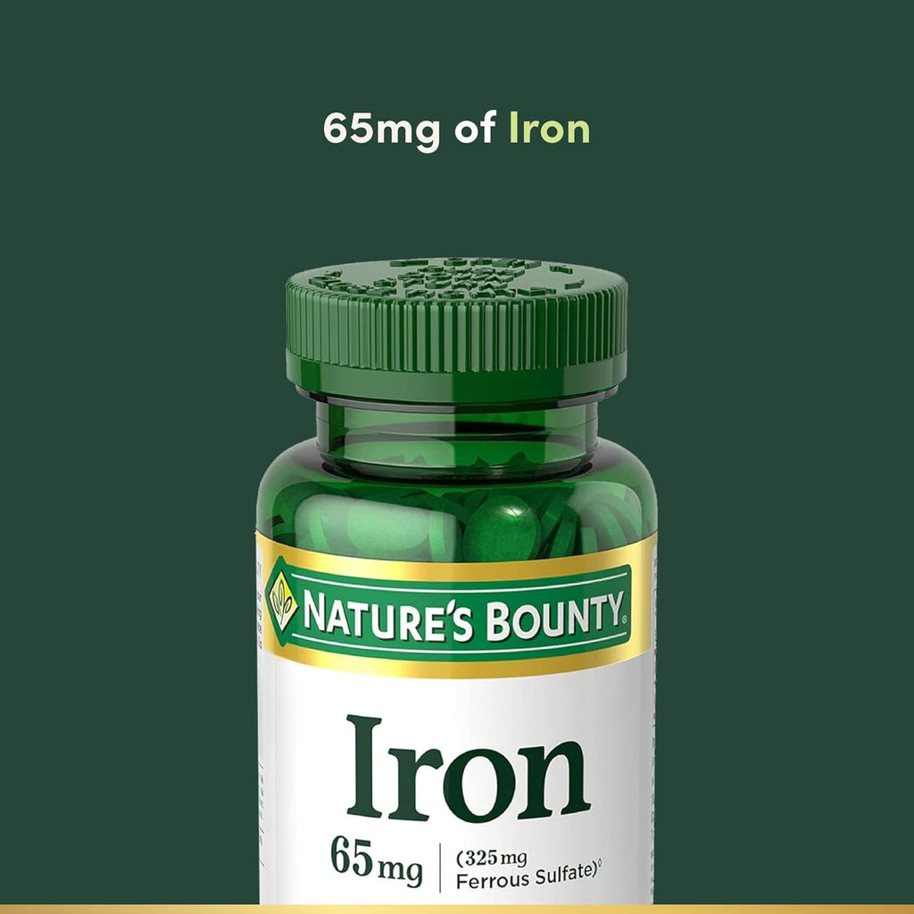 Nature’s Bounty Hierro 65 mg – 100 Tabletas
