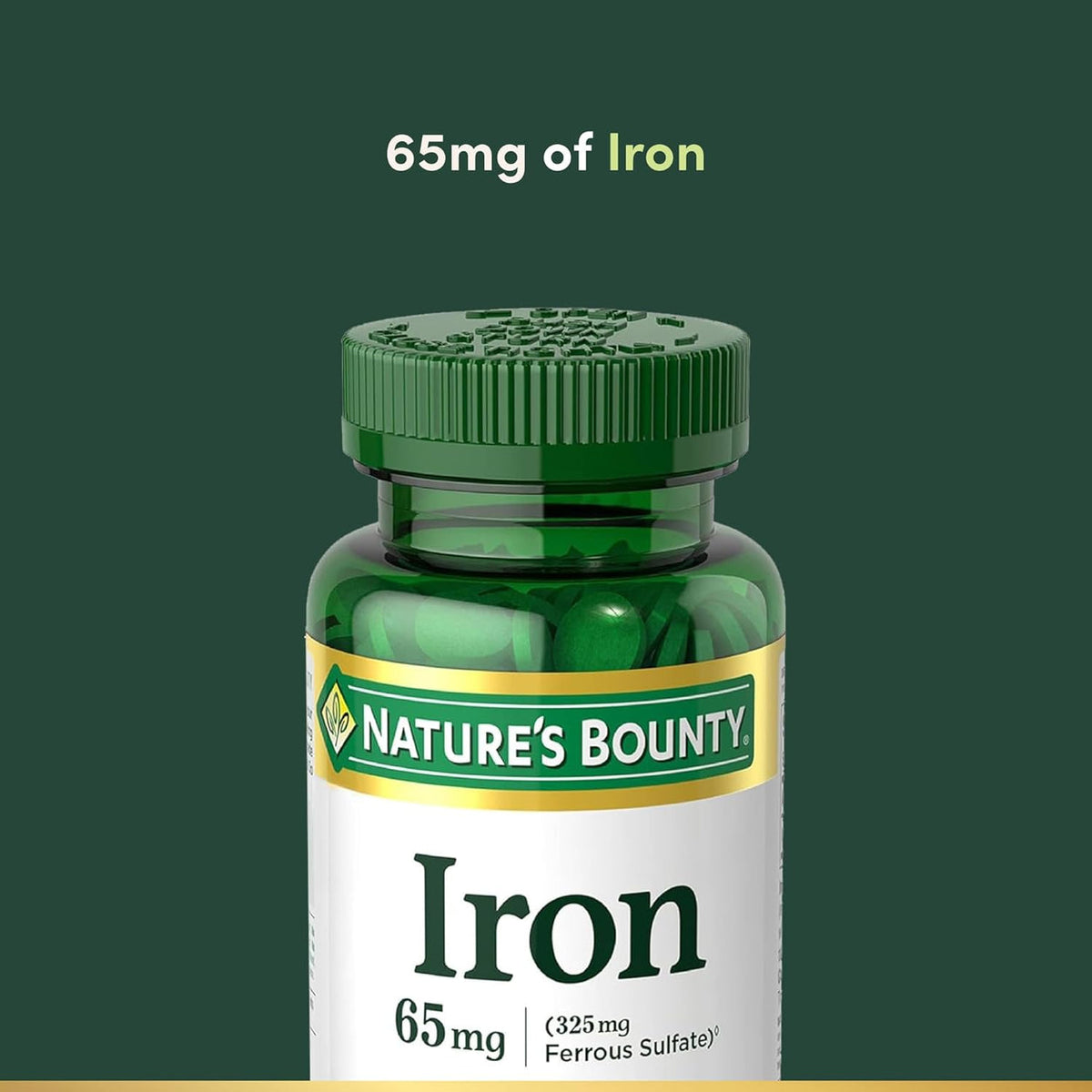 Nature’s Bounty Hierro 65 mg – 100 Tabletas