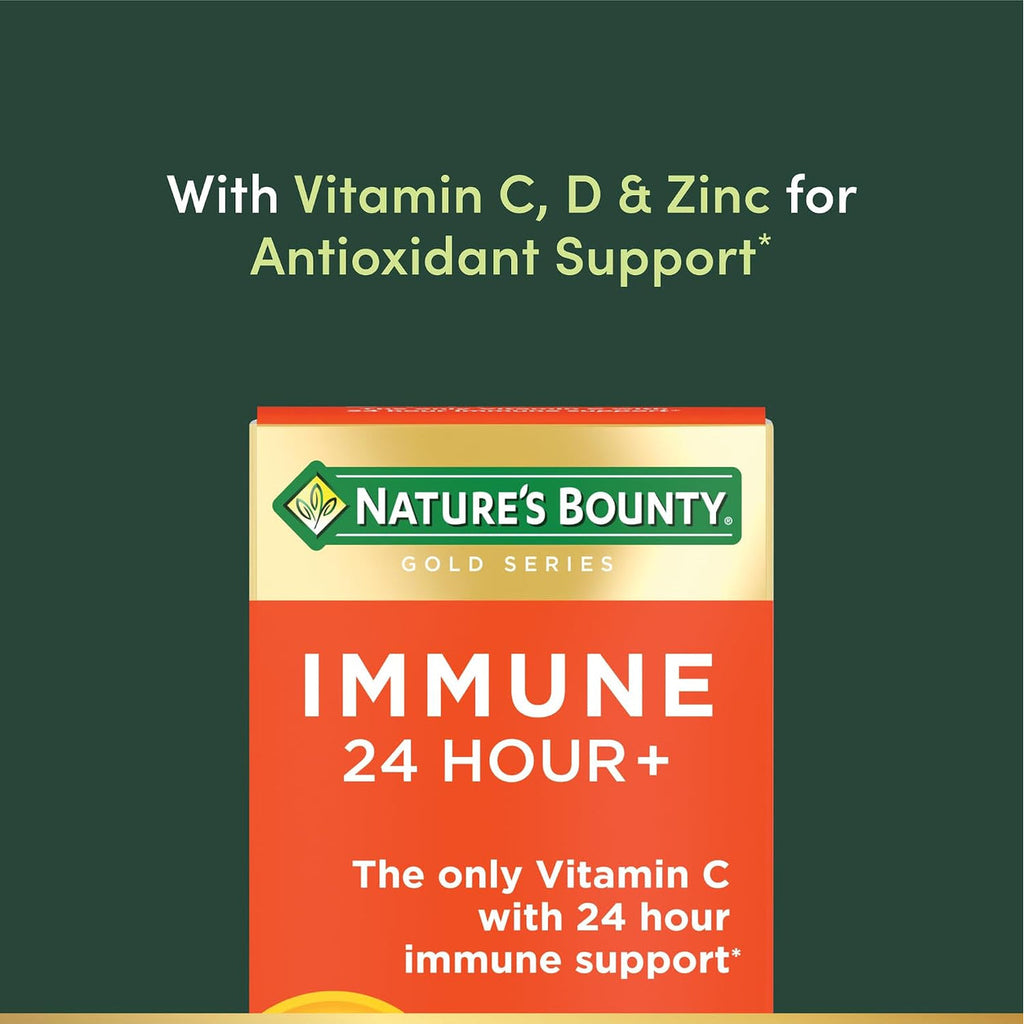 Nature’s Bounty Immune 24 Hour+ con Ester-C 1000 mg – 50 Softgels