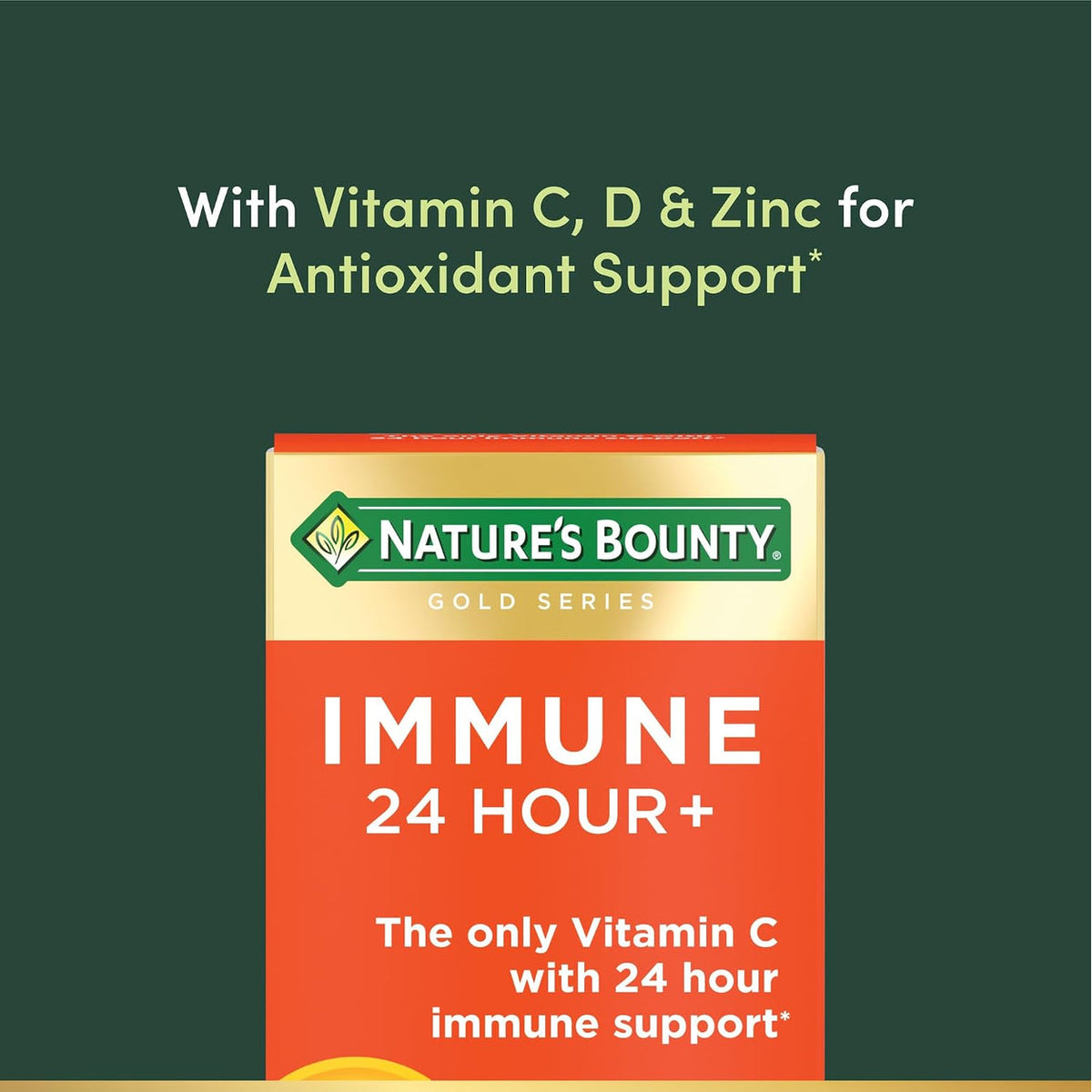 Nature’s Bounty Immune 24 Hour+ con Ester-C 1000 mg – 50 Softgels