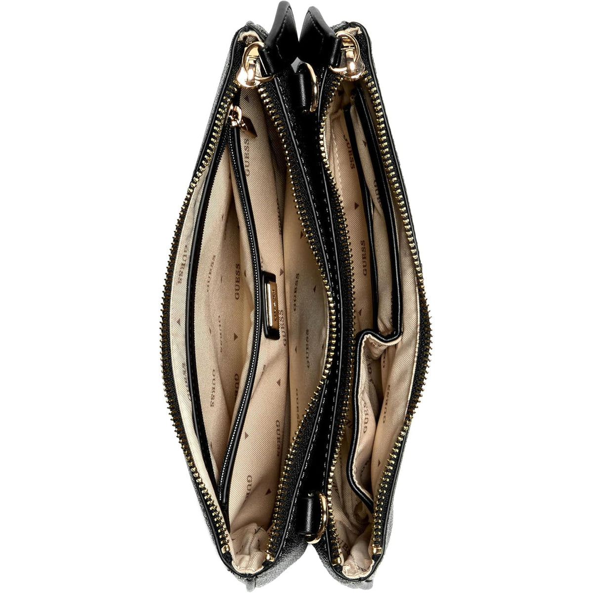 Bolso Cruzado GUESS Sarai Logo 3 Compartimentos