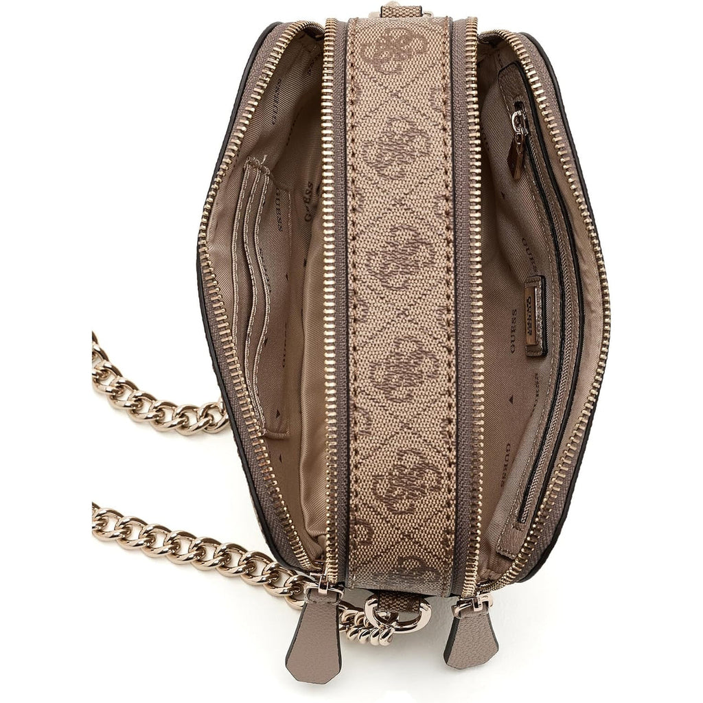 Bolso Cruzado GUESS Noelle II Camera - Logo Latte