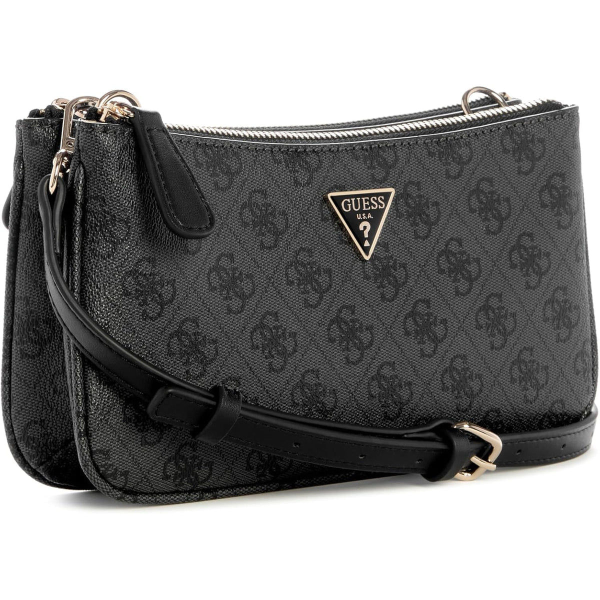 Bolso Cruzado GUESS Sarai Logo 3 Compartimentos