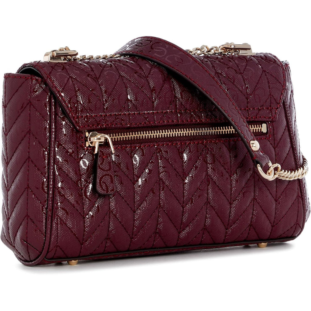 Bolso Cruzado GUESS Stacey Convertible - Merlot