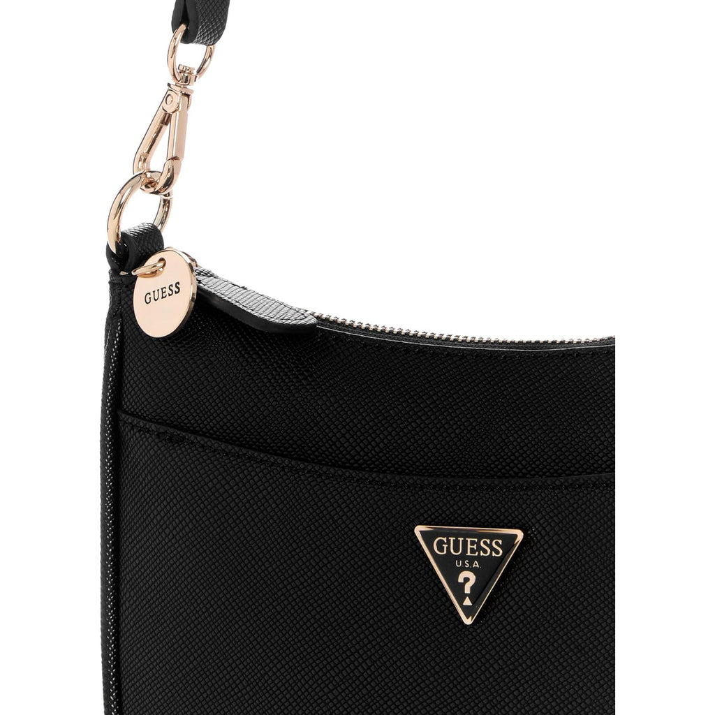 Bolso GUESS Sarai Logo de Hombro - Negro