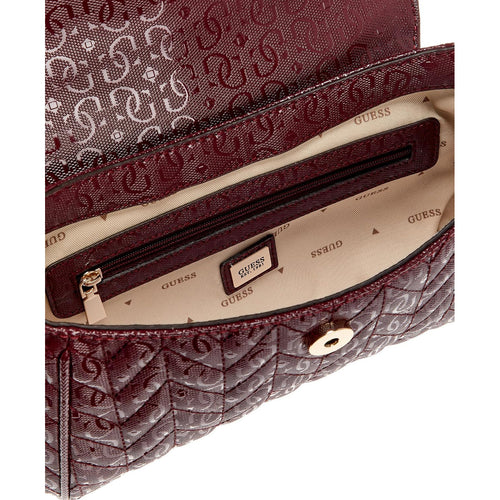 Bolso Cruzado GUESS Stacey Convertible - Merlot