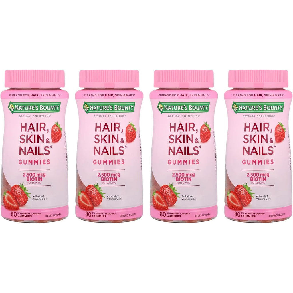 Nature’s Bounty Optimal Solutions Hair, Skin & Nails Gomitas – 80 Gomitas
