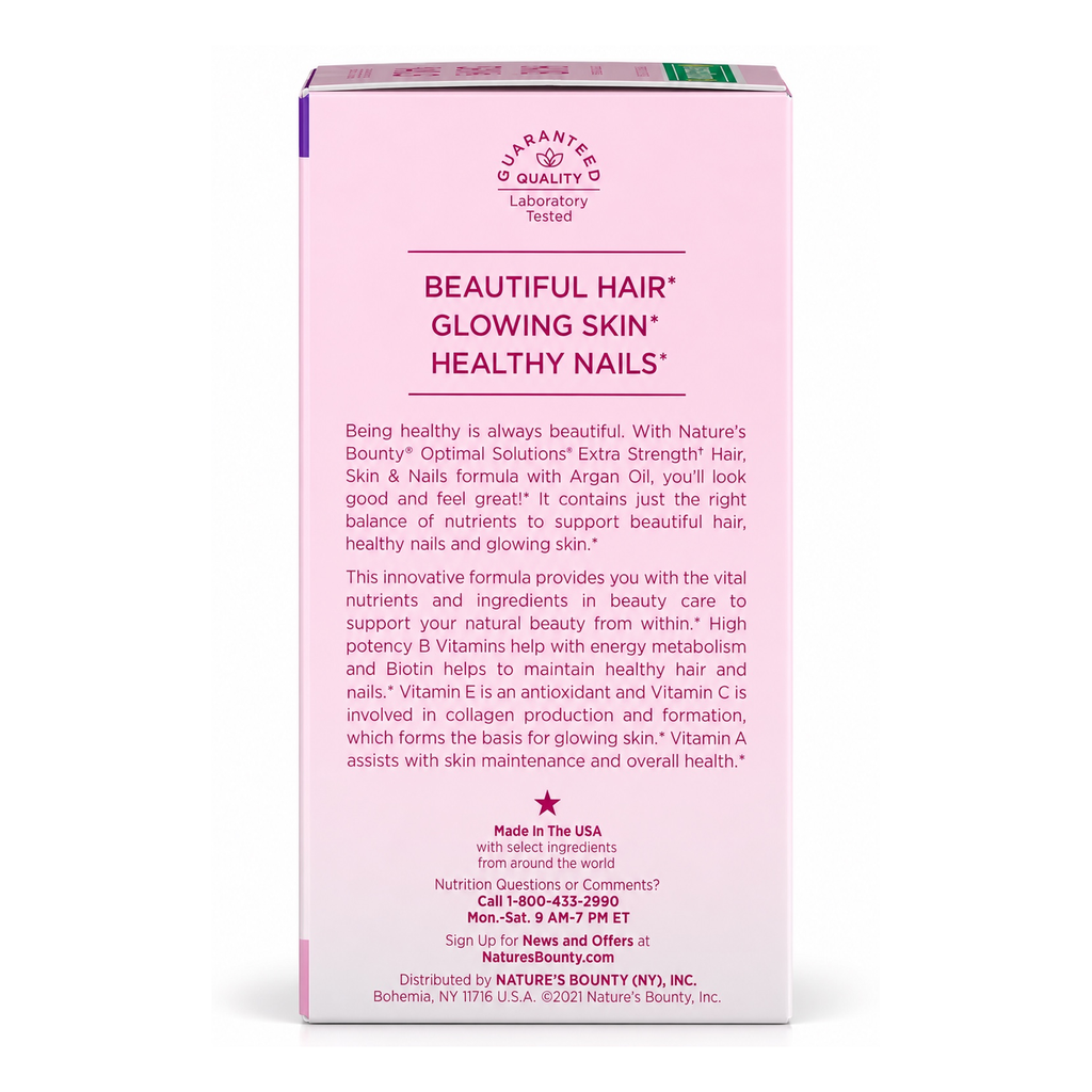 Nature’s Bounty Hair, Skin & Nails Extra Strength 5000 mcg Biotina – 150 Softgels