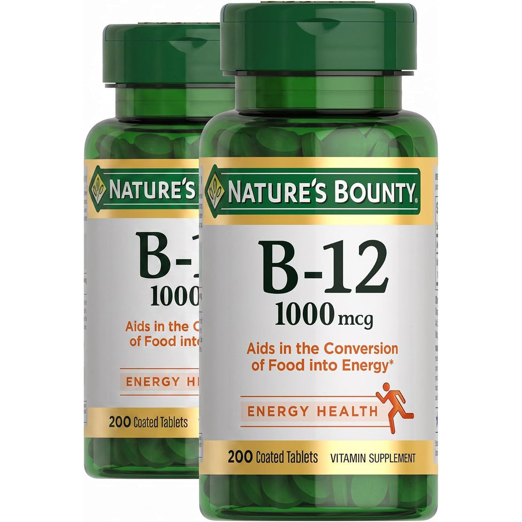 Nature’s Bounty Vitamina B12 1000 mcg – 200 Tabletas