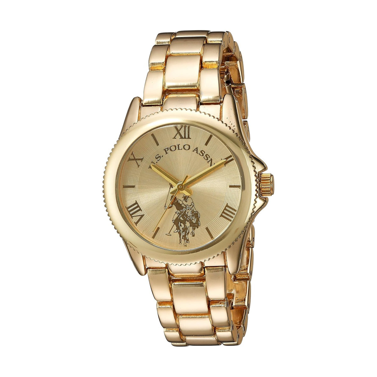Reloj U.S. Polo Assn. mujer dorado