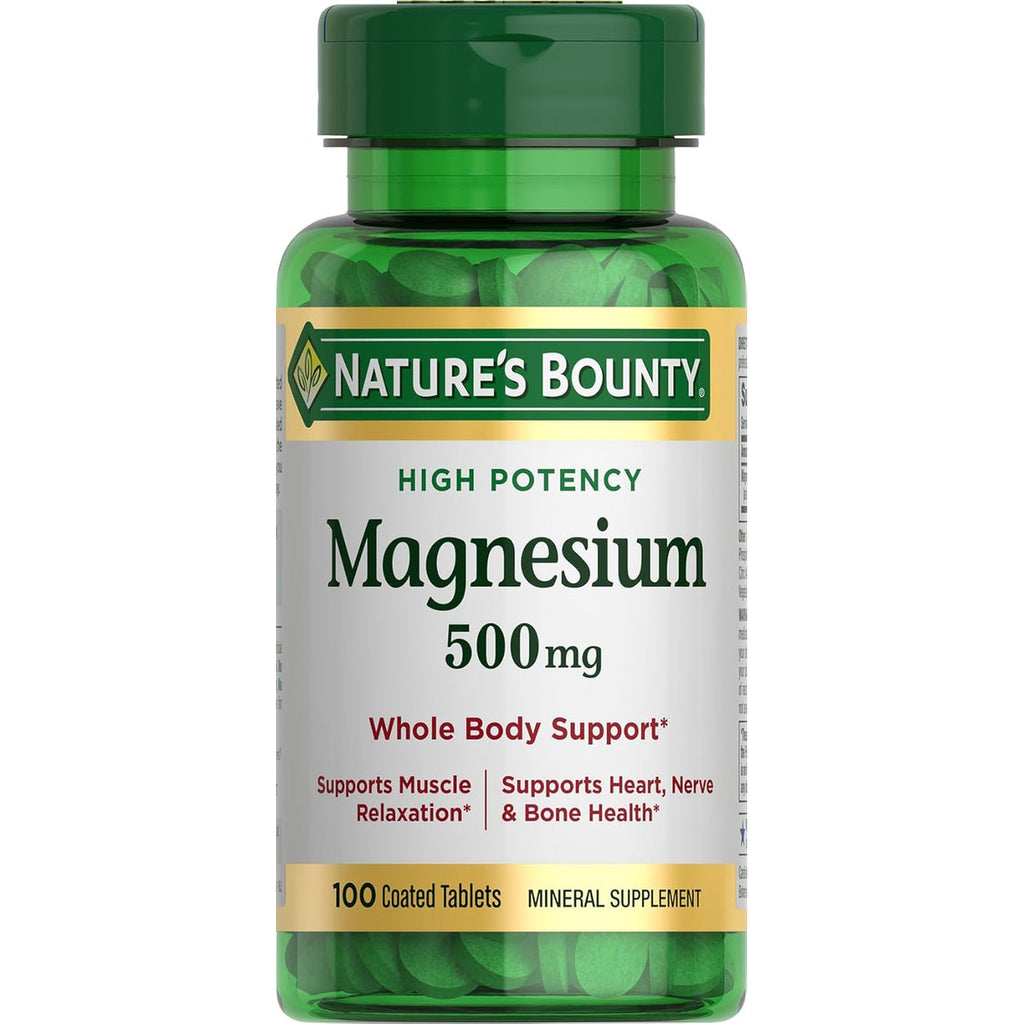 Nature’s Bounty Magnesio 500 mg – 200 Tabletas