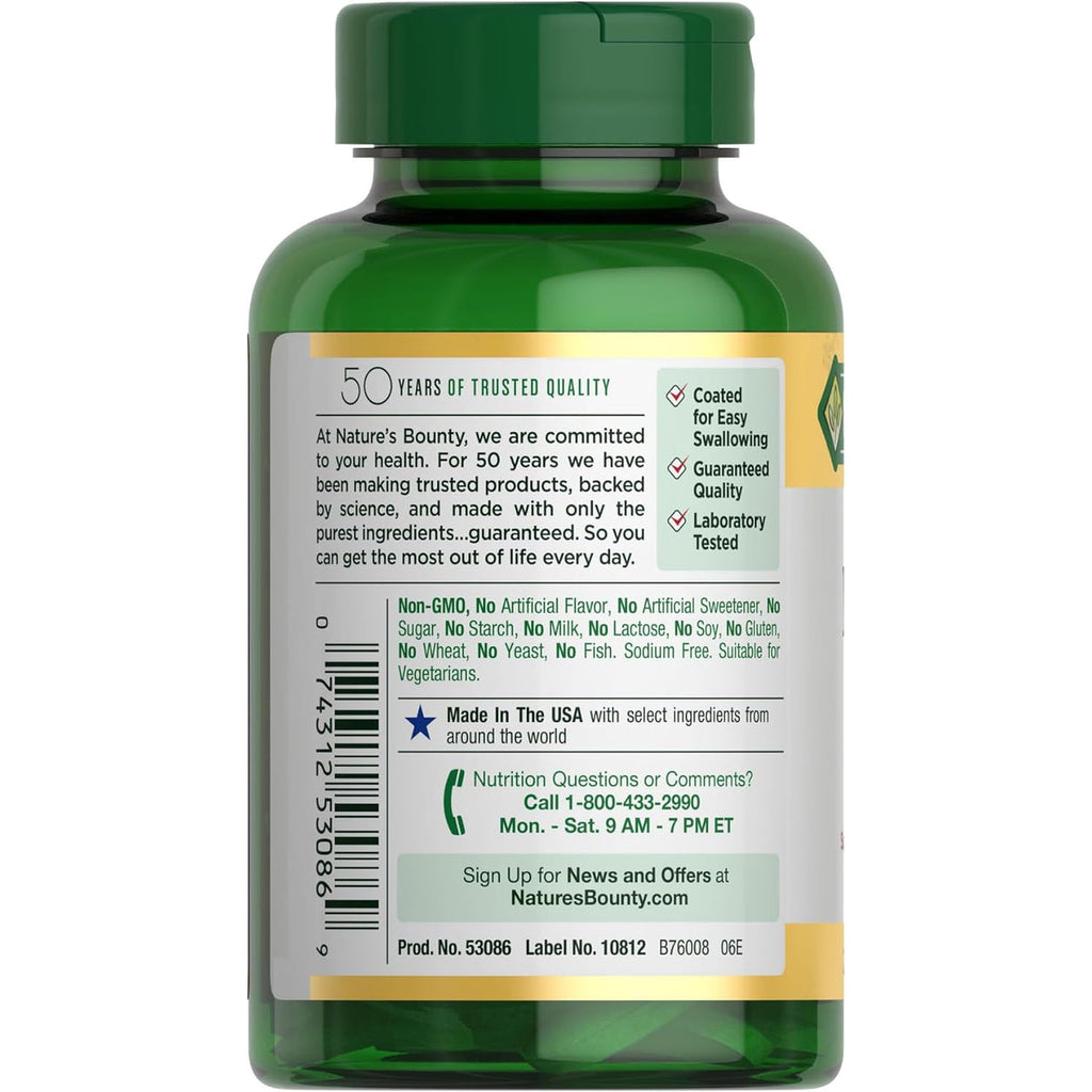 Nature’s Bounty Magnesio 500 mg – 200 Tabletas