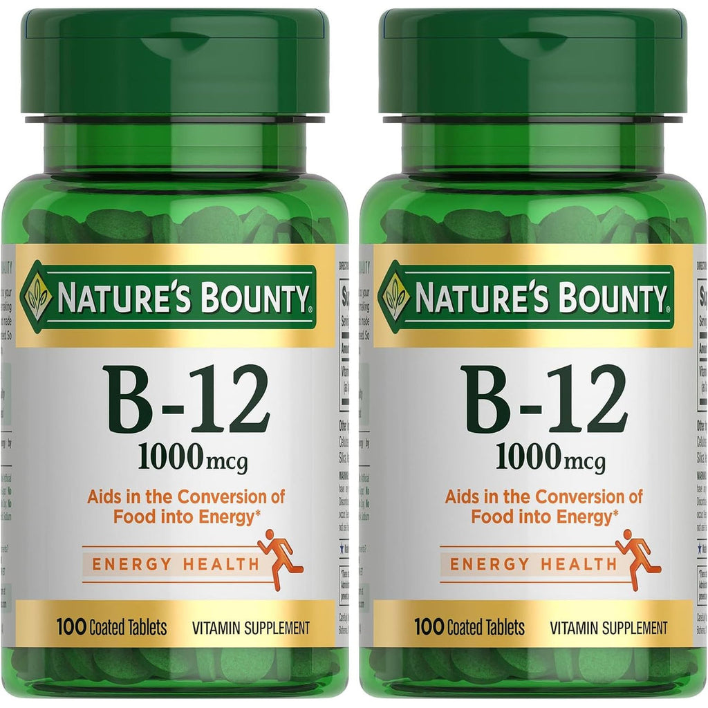 Nature’s Bounty Vitamina B12 1000 mcg – 200 Tabletas
