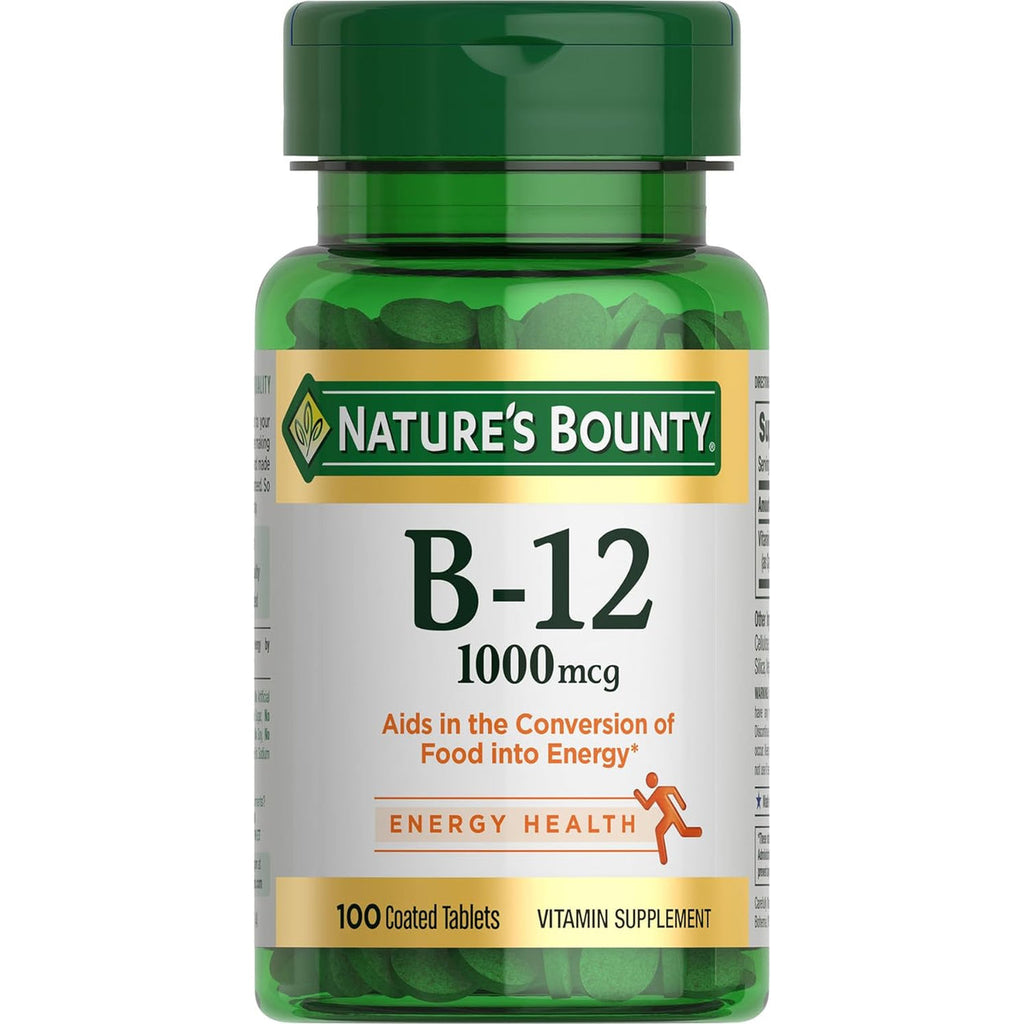 Nature’s Bounty Vitamina B12 1000 mcg – 200 Tabletas