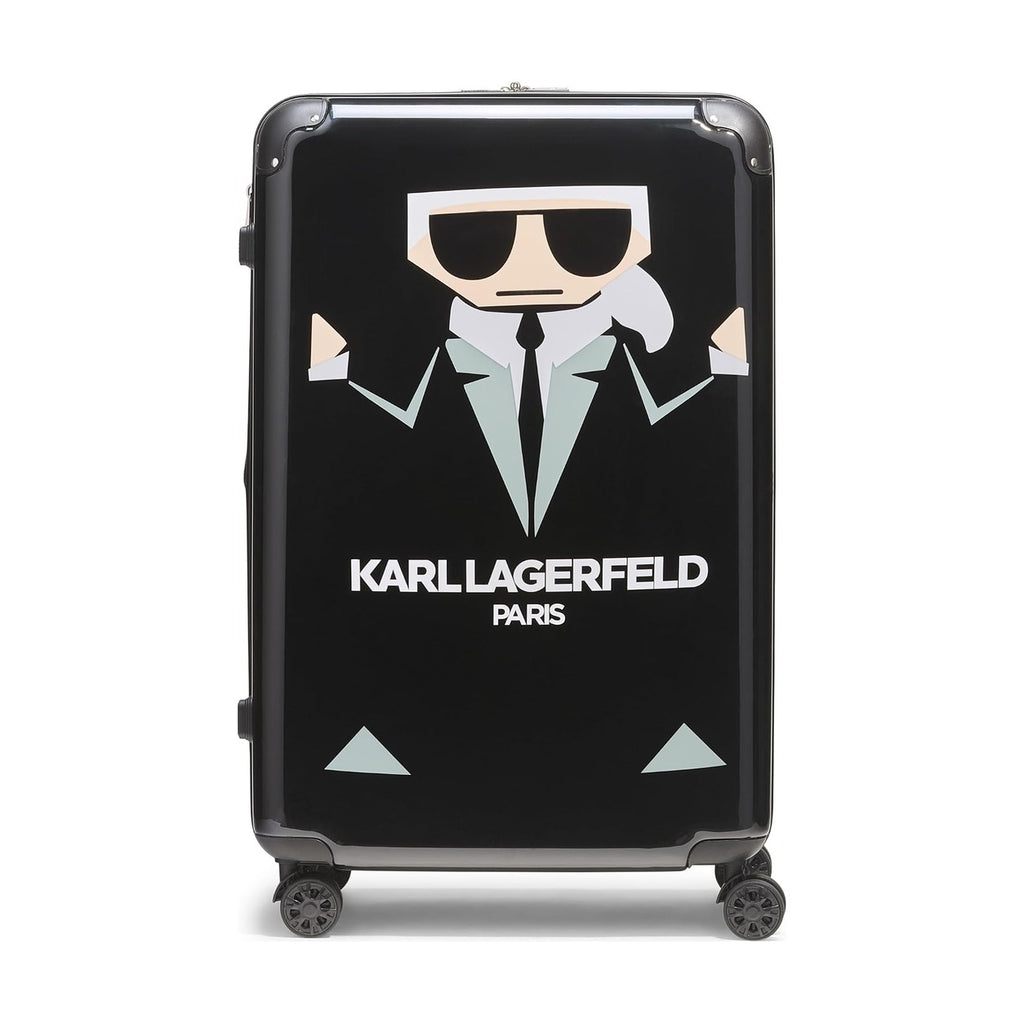 Maleta Karl Lagerfeld Mediana Negra – foto 2