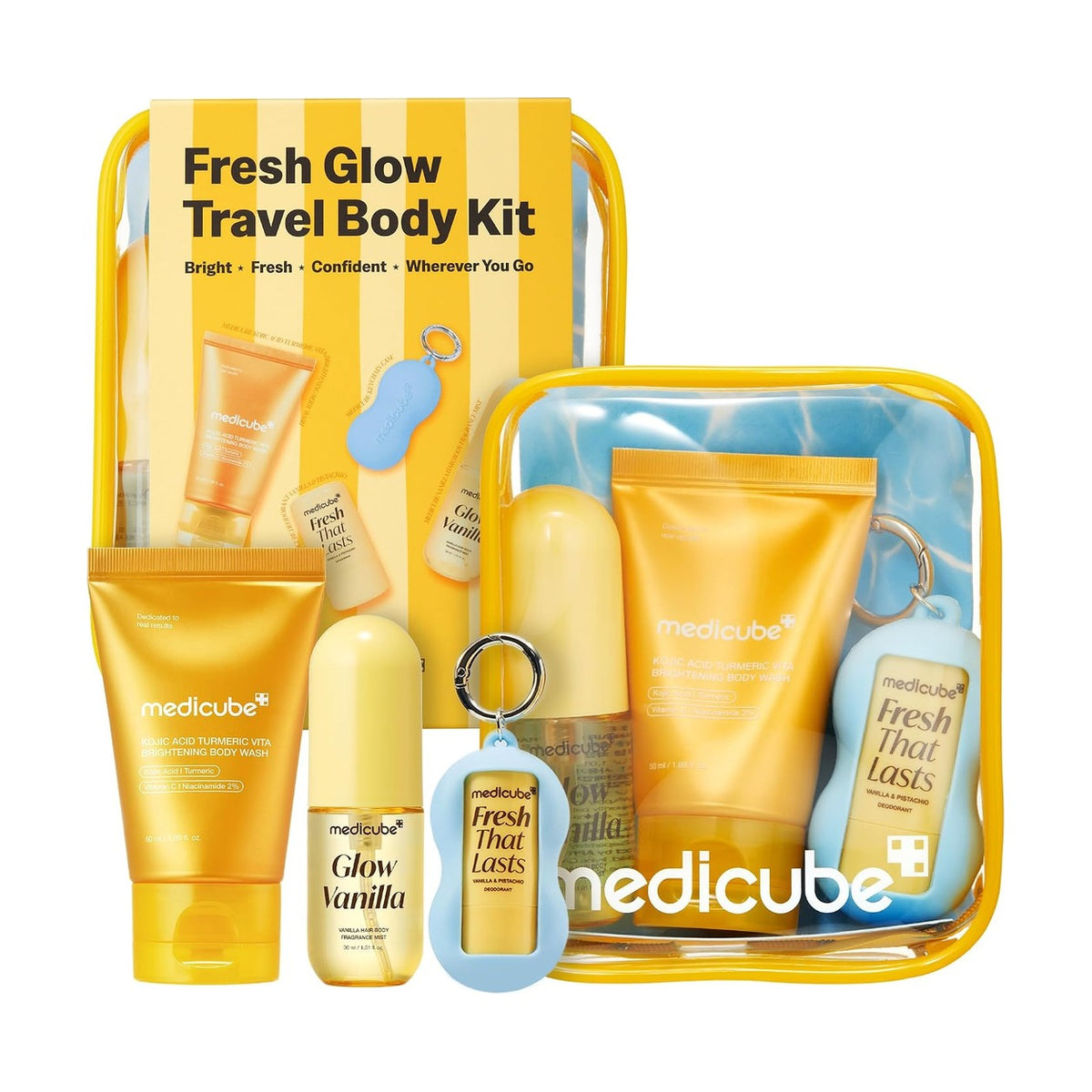 medicube Fresh Glow Travel Body Kit