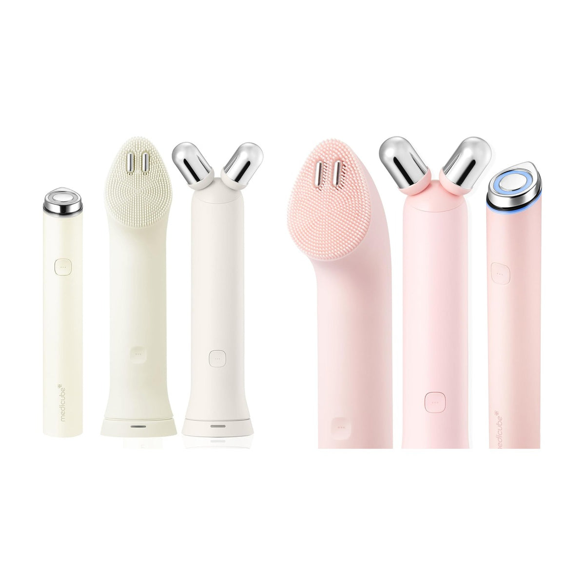 Medicube AGE-R Mini Booster Pro Plus set completo Beige y Rosa
