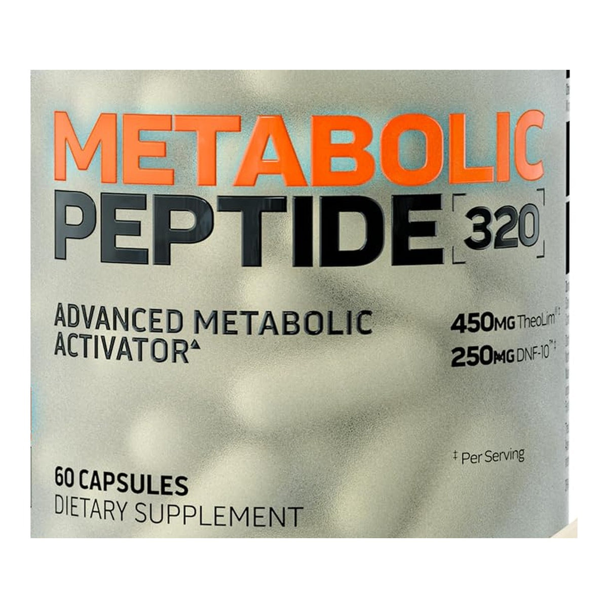 MuscleTech Metabolic Peptide 320 - etiqueta