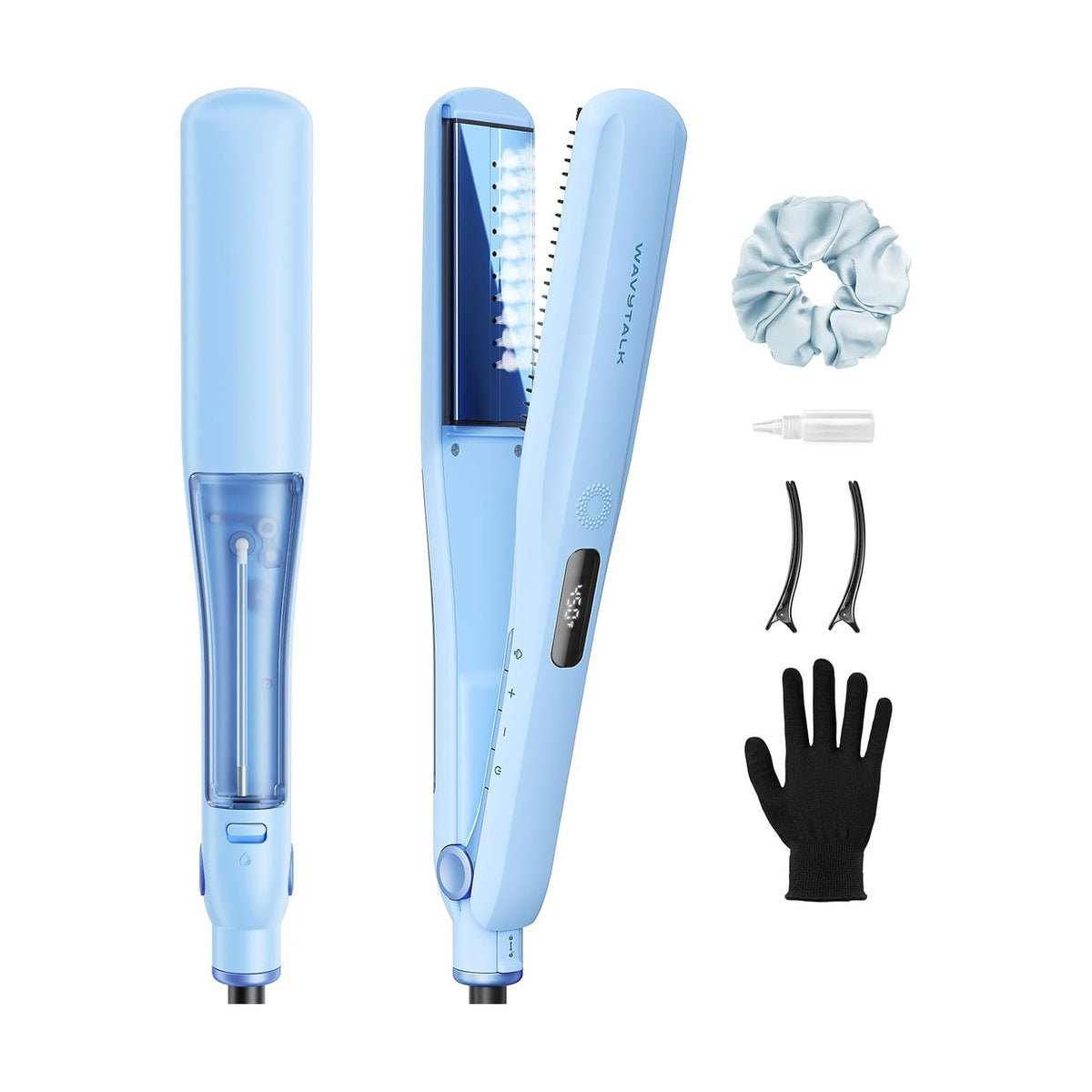 Plancha de vapor Wavytalk Steam Sesh Azul claro