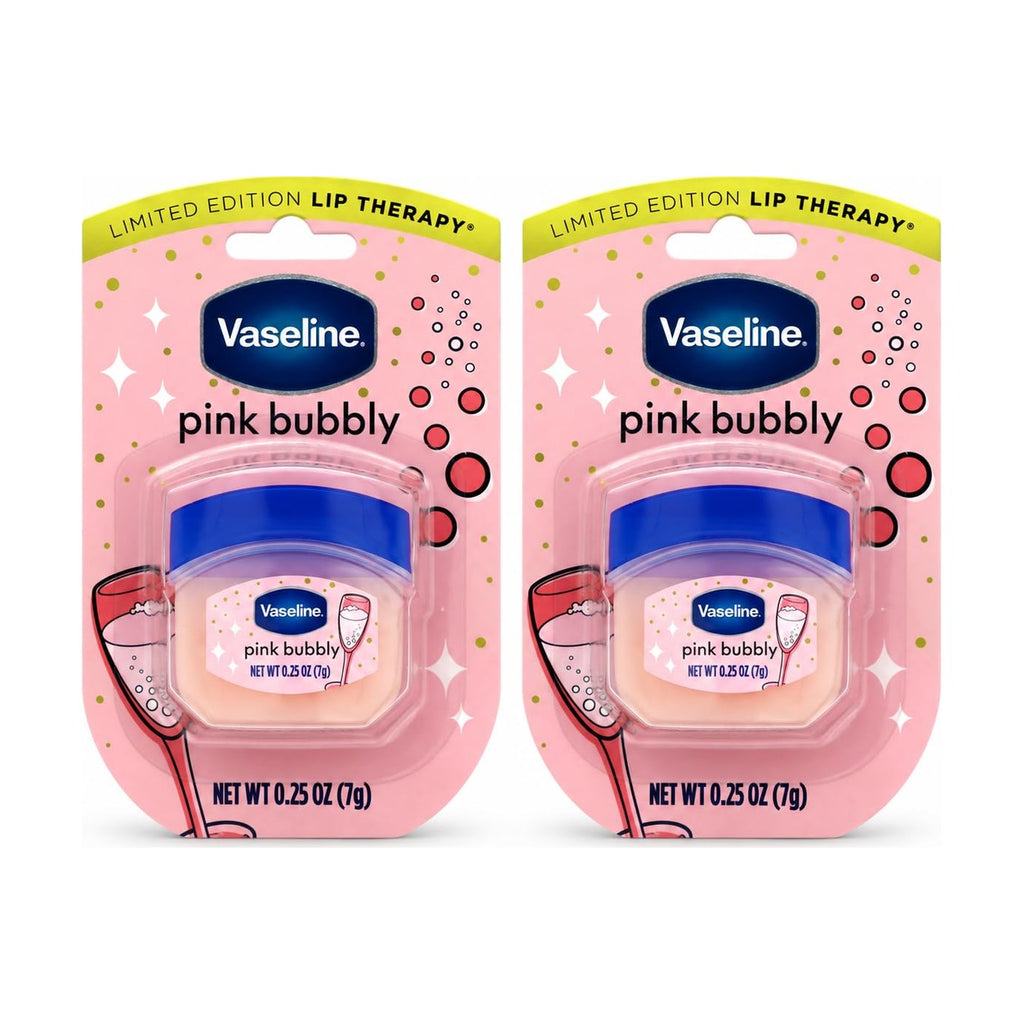 Vaseline Lip Therapy Pink Bubbly pack x2