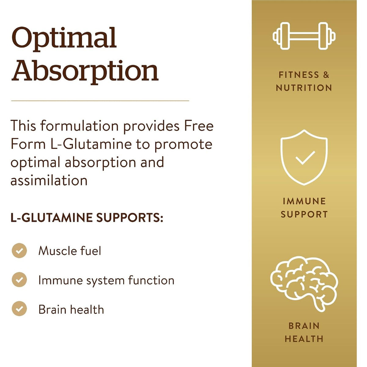 Solgar L-Glutamina 1000 mg 60 Tabletas – foto 3