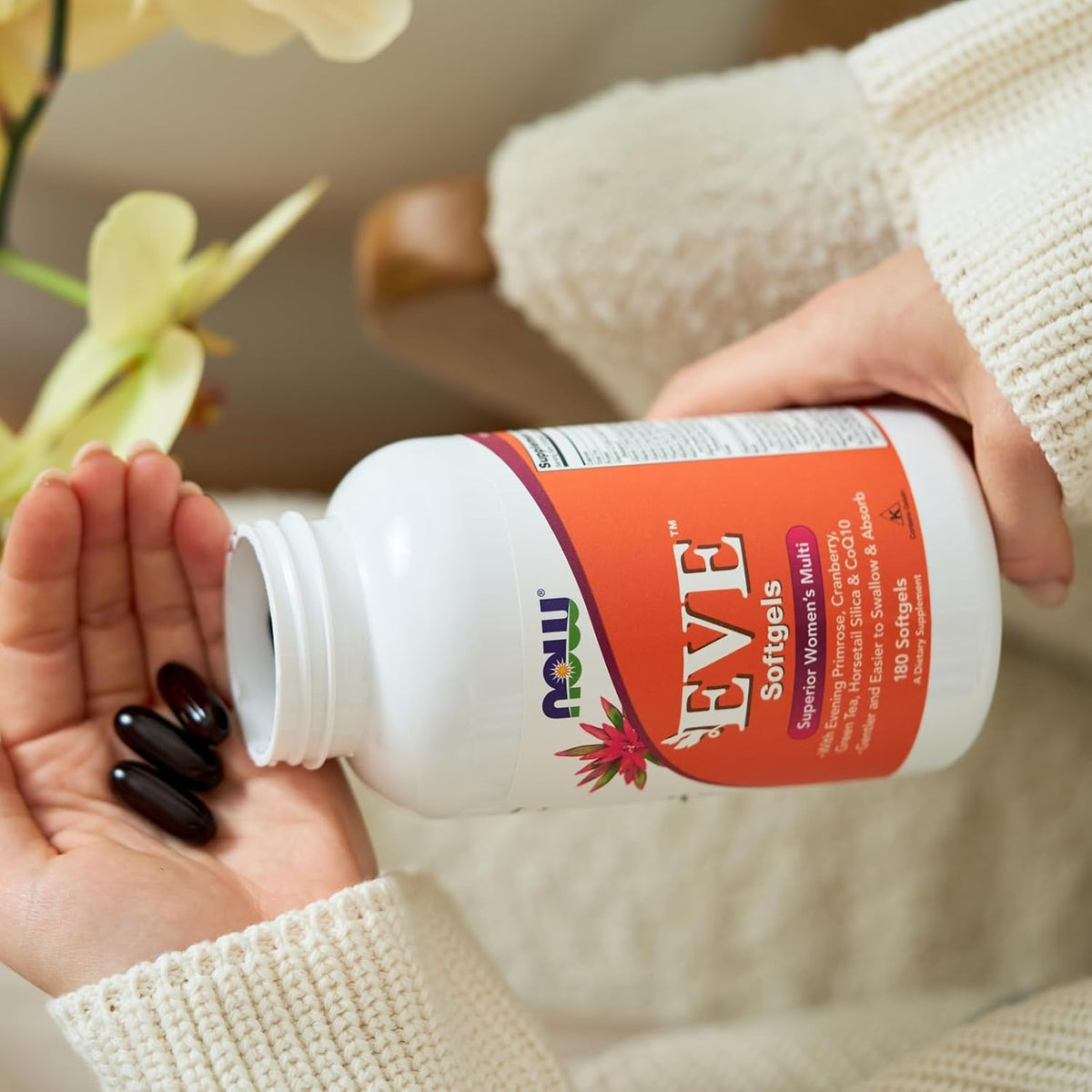 NOW Eve Multivitamínico Mujer 180 Softgels – foto 3