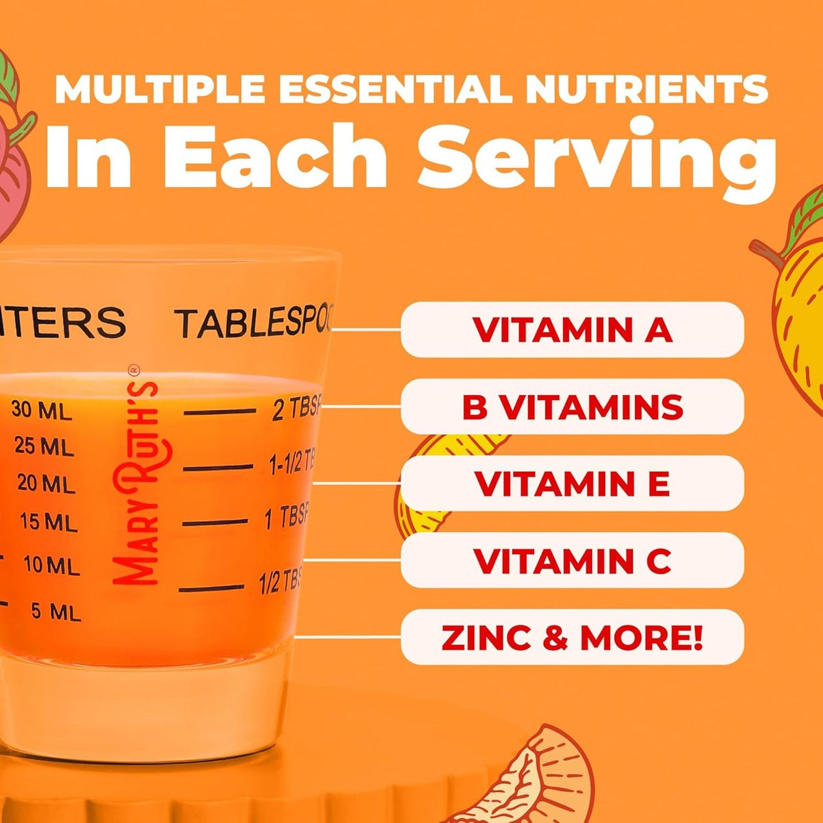 MaryRuth's Multivitamínico Líquido + Cabello – foto 3